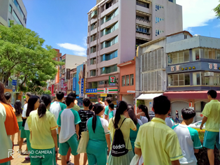 港口城鎮調查，參觀淡水老街，進一步了解老街的歷史變遷。