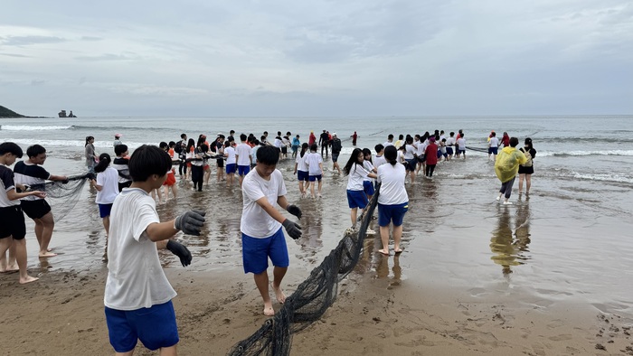 走出教室連結海洋文化 中平702下寮牽罟踏浪追根02